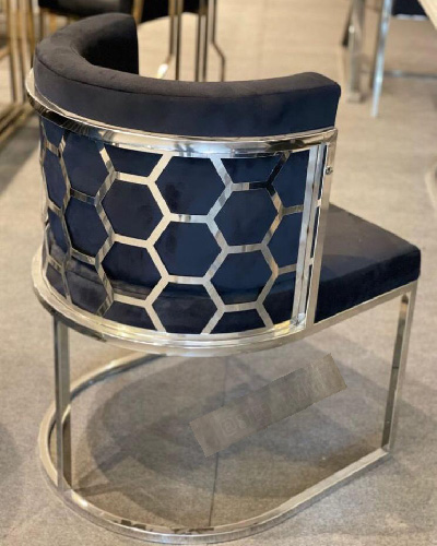 صندلی ناهارخوری فلزی مدل لیزری